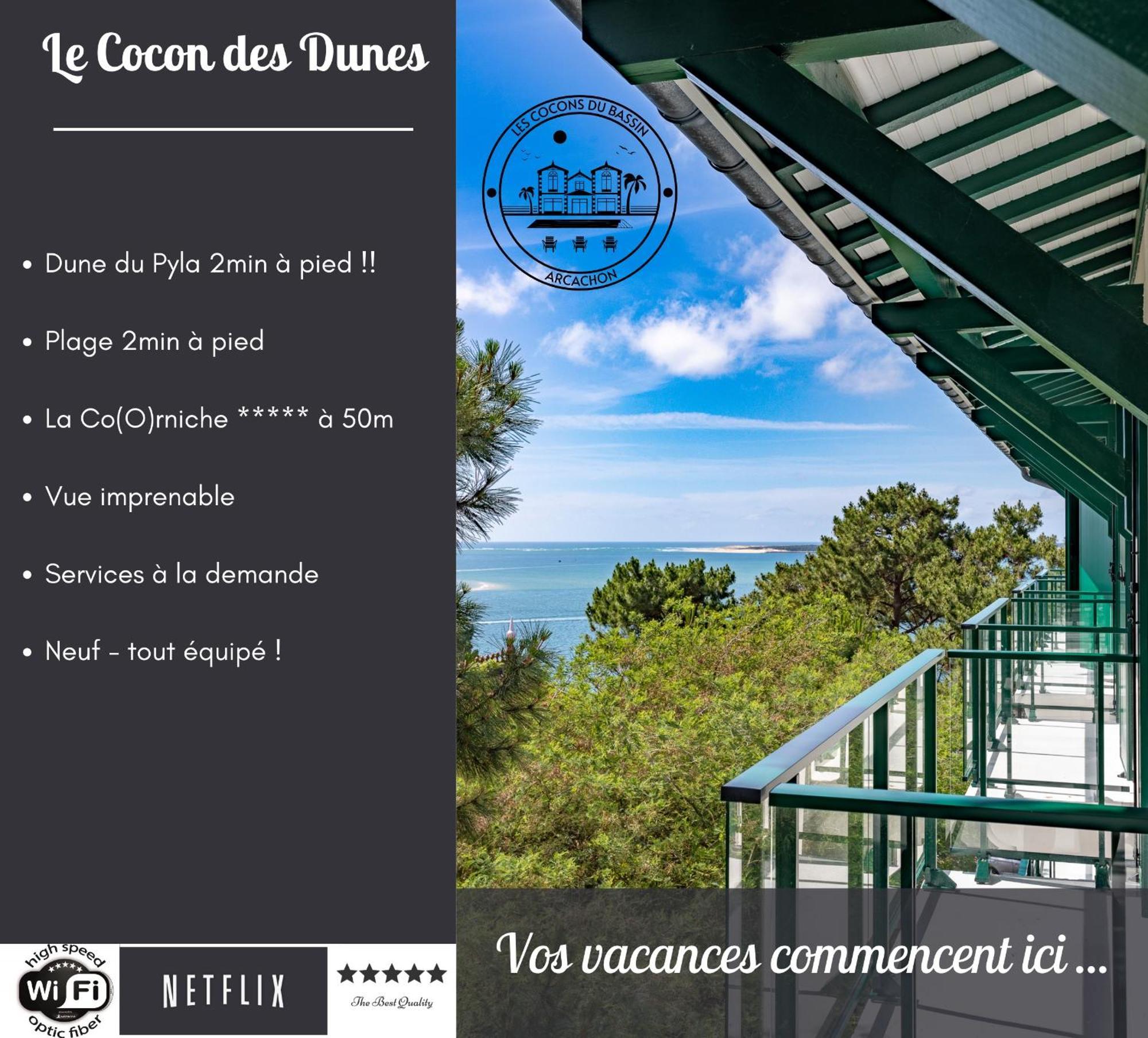 Le Cocon Des Dunes - Vue Mer, Plage&corniche A Pied *